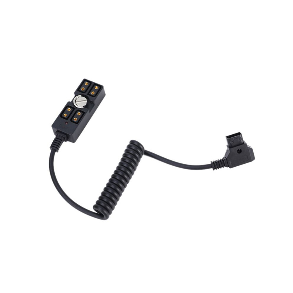 Photos - Cable (video, audio, USB) D-Tap Splitter Cable D-Tap Male Plug to 4 D-Tap Female Power Supply for V-Mount Battery D-Tap Power Hub