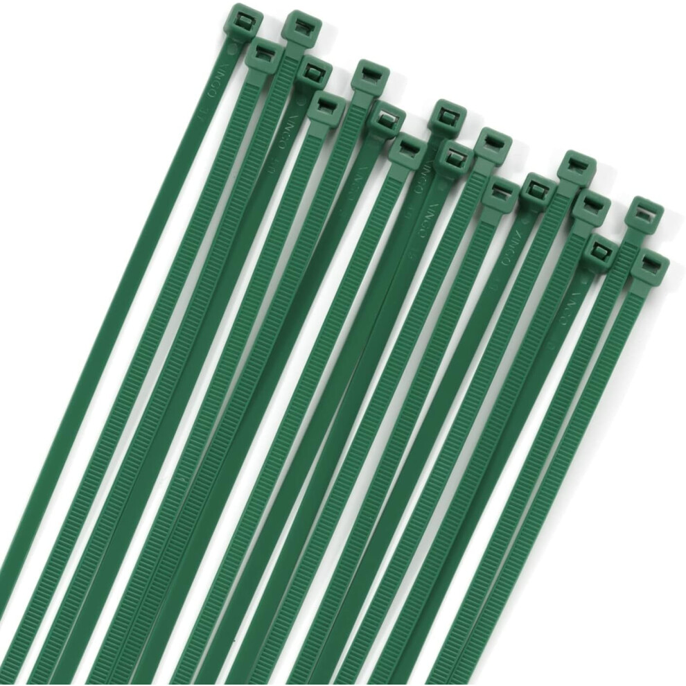 Cable Zip Ties Heavy Duty Nylon 100 Pcs Black 9336866005073