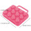 Food Storage Containers Multifunctional Egg Tray 12-Pack 3