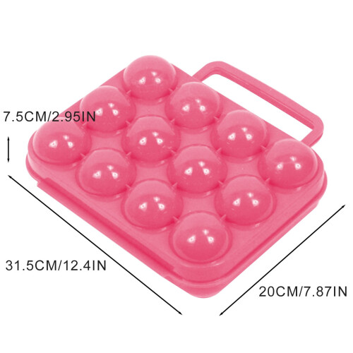Food Storage Containers Multifunctional Egg Tray 12-Pack 2