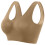 Heltäckande sömlös bralette för kvinnor, 3-pack 3