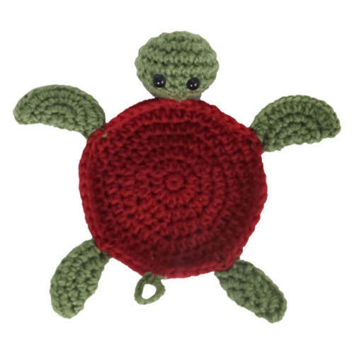 Handmade crochet tortoise coasters set of 4 1