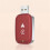 Wireless 2-in-1 Car Adapter Wireless Carplay Car Navigation Android AUTO Interconnection Conversion Box Red 6