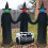 Halloween lighting effects with witch and ghost props 4