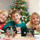 Christmas Greeting Card 3D Stereo 10 Pack 4