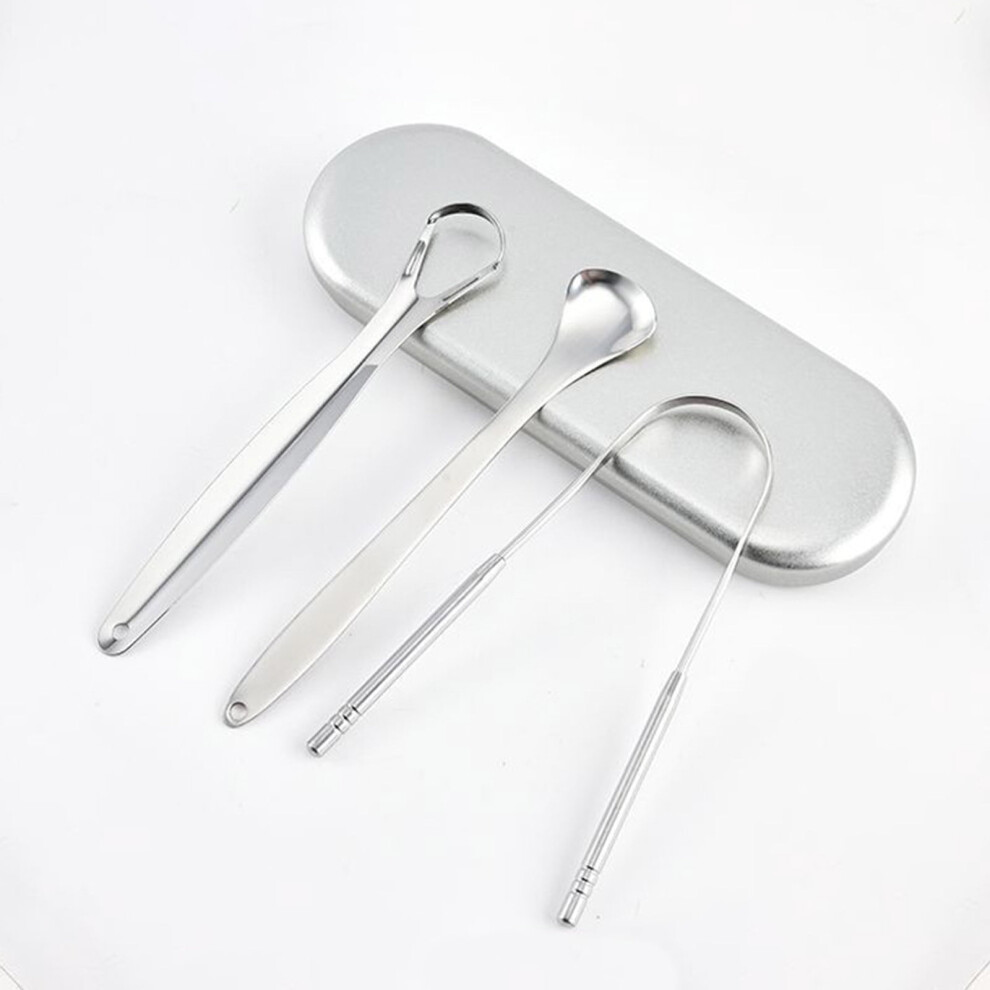 Stainless Steel Tongue Scraper for Oral Care 1 Piece