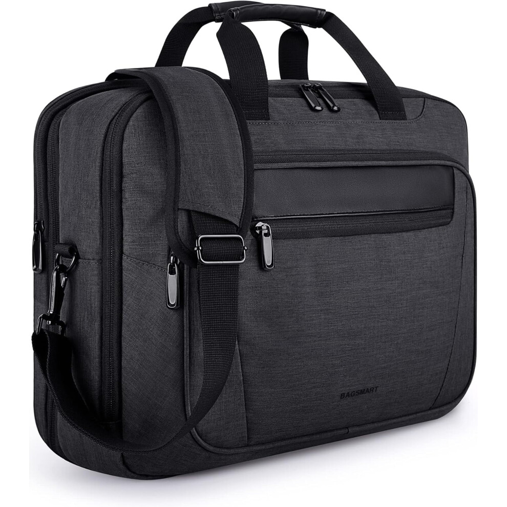 17.3 Inch Laptop Bag Expandable Work Briefcase 917087799089