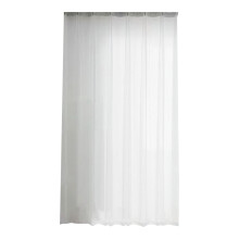 Rideaux blancs transparents en polyester haute densité résistant à l'usure pour fenêtres de chambre