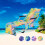 Beach Towel Microfiber Sweat-absorbent Foldable 30x60in 4