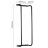 Stainless Steel Wall-Mount Towel Rack 1-Tier 5
