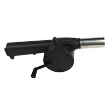 Manual BBQ Blower for Outdoor Camping Black
