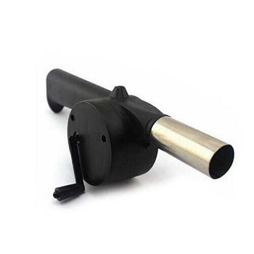Manual BBQ Blower for Outdoor Camping Black 1