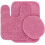 Non-Slip Bathroom Rug Set Hot Pink 7-Piece 2