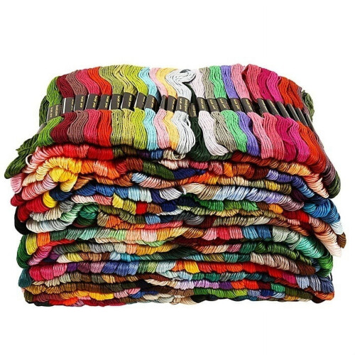 Cotton DMC embroidery floss 450 pcs multi-color