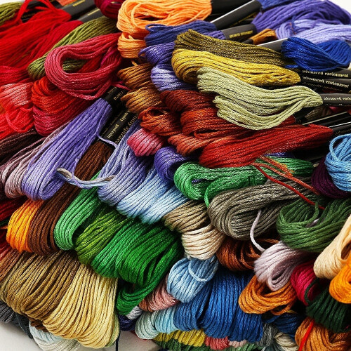 Cotton DMC embroidery floss 450 pcs multi-color 2