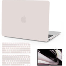 Compatibel met MacBook Air 13 inch hoesjes uit 2022, 2021, 2020, 2019 en 2018 (release A2337M1, A2179, A1932) met Touch ID.
