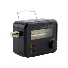 Plastic Black Digital Lcd Display Satellite Signal Finder Meter Tester With Excellent Sensitivity Satellite Tv Receiver