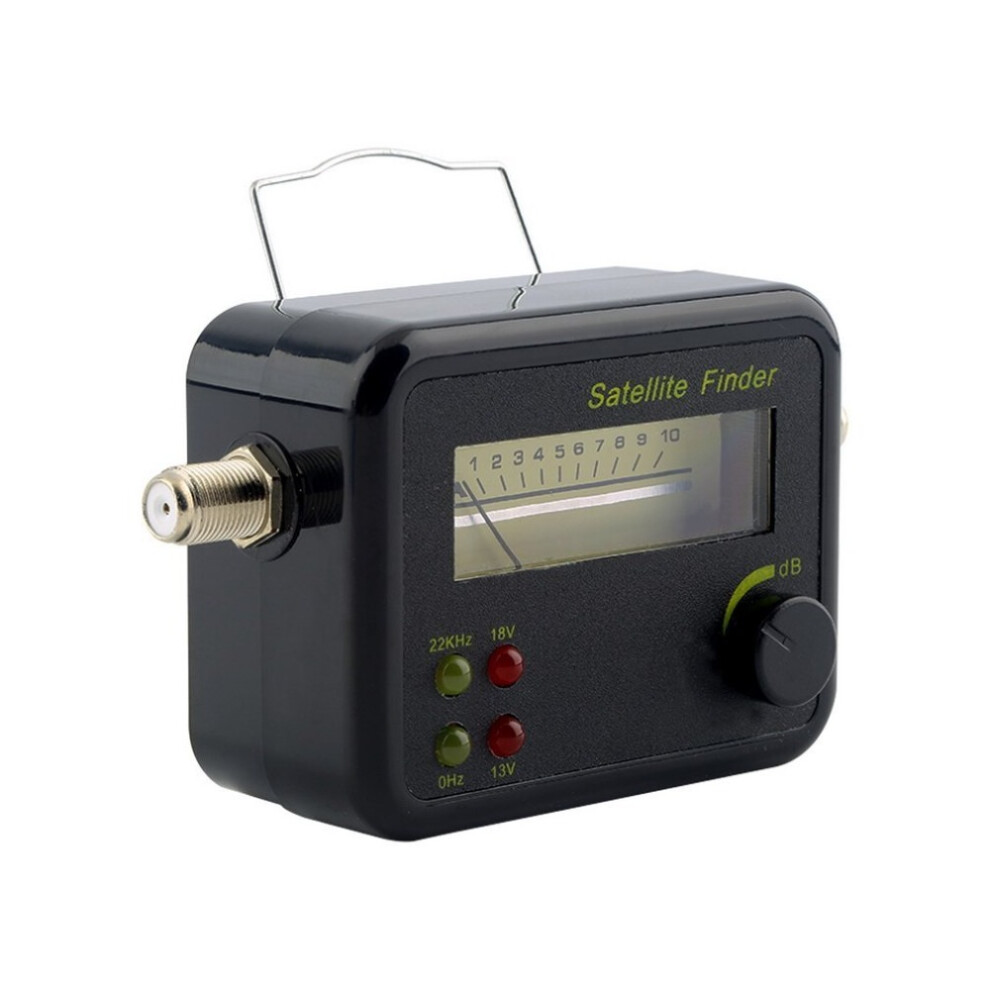 Photos - Cable (video, audio, USB) Plastic Black Digital Lcd Display Satellite Signal Finder Meter Tester With Excellent Sensitivity Satellite Tv Receiver