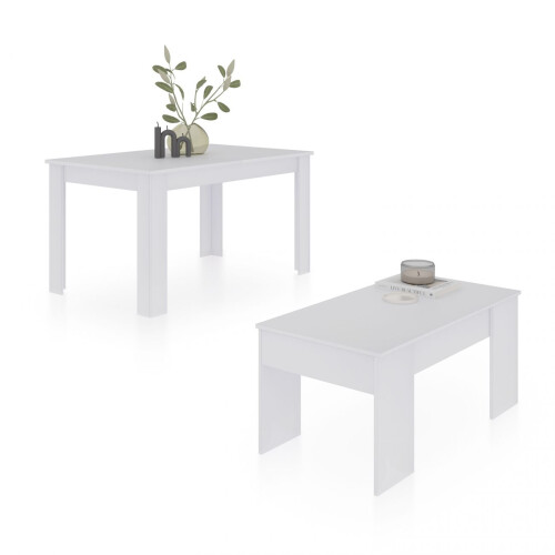 Pack mesa de comedor 123 y mesa de centro Vita