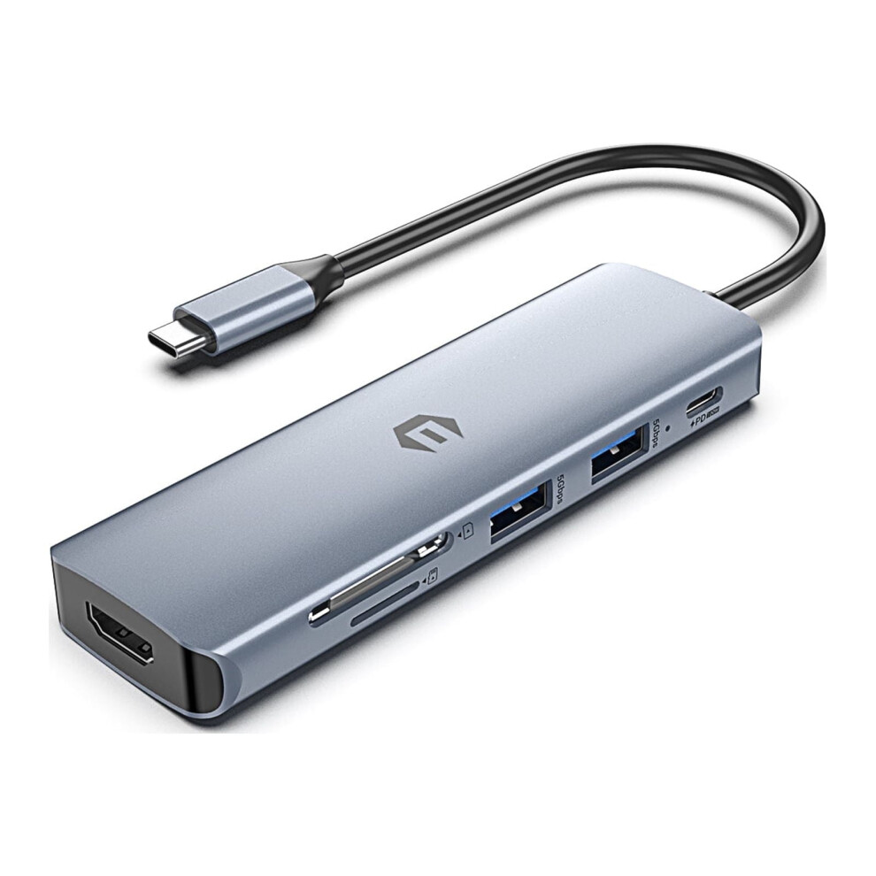 Usb C Hub 4K Hdmi 2Usb3.0 100W Pd Sd/Tf 6-In-1 9336866007473