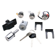 Ignition Spare Tire Door Lock Cylinder Key Set MR259111 for Pajero Glove Box Lock for Montero MK2 V32 4G54 KIT A