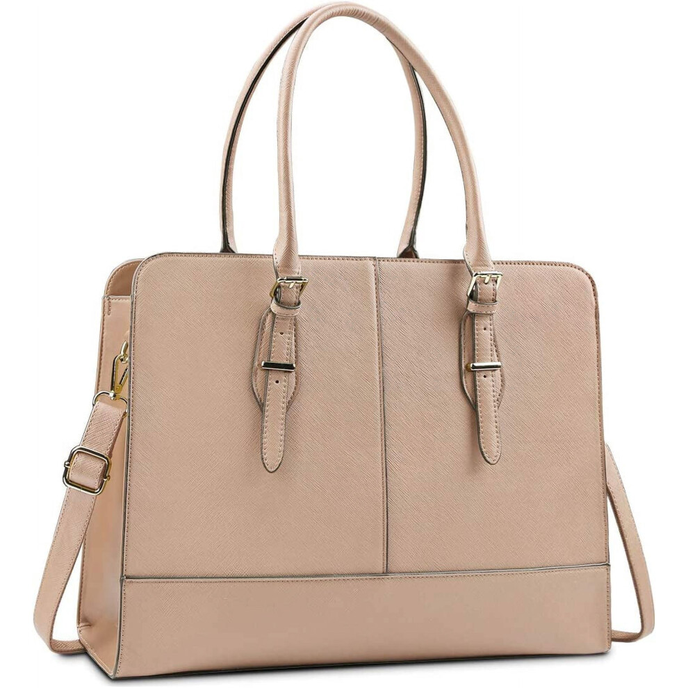 Women's Leather Laptop Tote Bag 15.6 Inch 917087791786