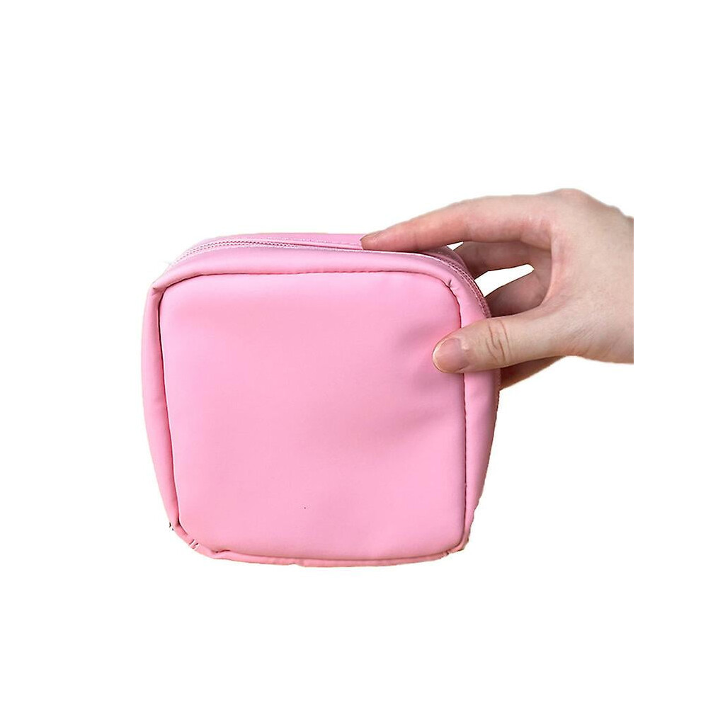 Cosmetic Bag with Zipper and Inner Pockets