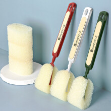 Cup Cleaning Brush with Hanging Hole, Soft Food-Grade Head,