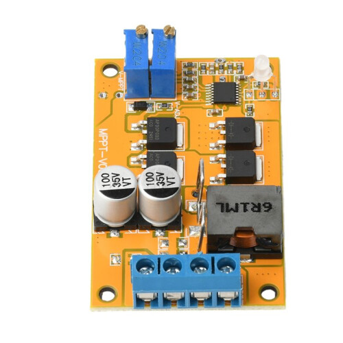 100W Solar Charging Control Panel 5A MPPT Solar Panel Regulator Controller Battery Charging 9V 12V 24V Auto 2