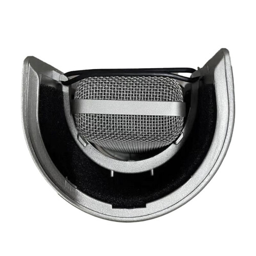 Condenser Microphone Blowout Screen U-Shaped Windscreen Cover Shield Ideal for Streaming & Recording Silver 1