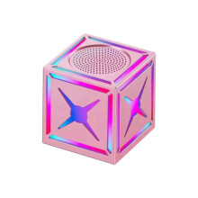 Wireless Outdoor Speaker with RGB Colorful Light Woofer Stereo Portable Subwoofer Atmosphere BT Sound Box