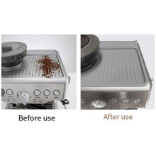 Tapis de Tassage pour Machine à Expresso pour 870/880 : Surface en Silicone Imperméable, Résistante à la Chaleur et Aux Rayures.