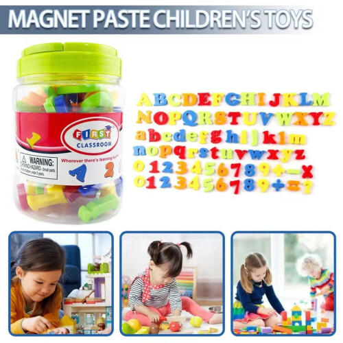 Magnetic Words Educational And Numbers Set For Kids Reading And Development Fun 2