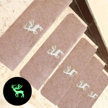 Non-Slip Luminous Stair Treads Rubber Backing 5 Pcs