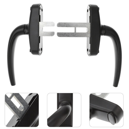 Vintage Zinc Alloy Door Handle Set 1