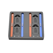 Docking Station for 2 Charges 4 Controllers Includes 4 Game Card Slots Enhanced Gaming Accessory