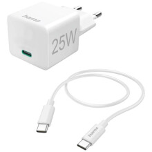 Hama Mini 25W Chargeur USB 25 W 1x USB-C blanc intérieure