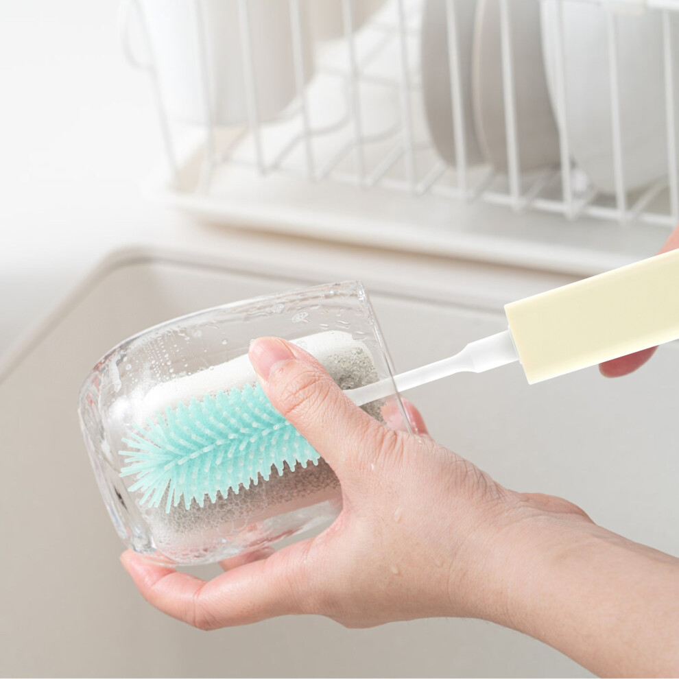 Electric Baby Bottle Brush Set Silicone Nipple Straw