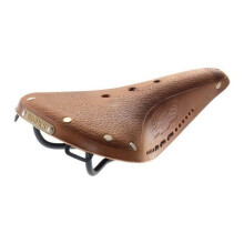 Selle de vélo - BROOKS - B17 Aged - Cuir tannage végétal - Rivets inox - Rails acier finition noire