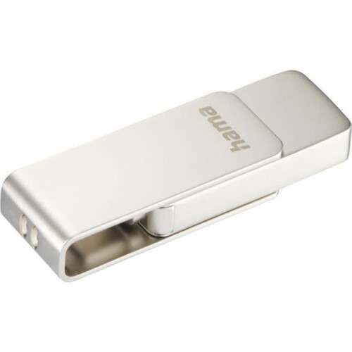 Hama USB Stick - Hama - Uni-C Rotate Pro - 32 Go - USB-C 3.1 Gen 1 - Colore Argento