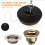 FUYGRCJ4PCS Πώμα Μπανιέρας, Μεγάλο Πώμα Αποστράγγισης Σιλικόνης, Πώμα Μαλλιών, Επίπεδο 3