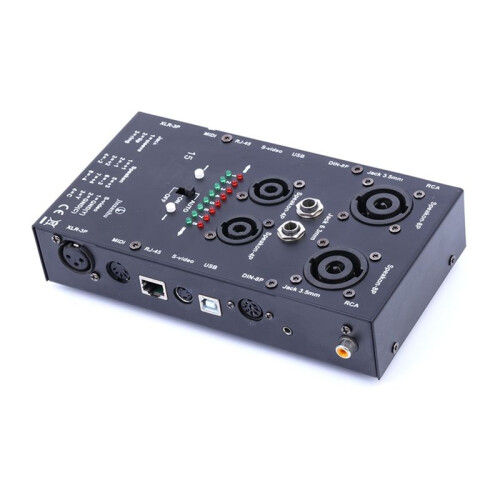 Multi-Function Cable Tester Audio Tester XLR Signal Cable Tester Network -Off Measurement Cable Test Box