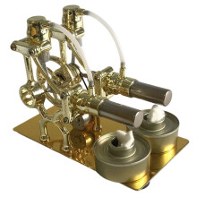 Varmluftsstirlingmotor - DIY Minimodell Ångkraftsgenerator