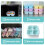 Snack Containers Reusable 4-Compartment 3-Pack 6