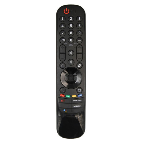 Télécommande MR21GA pour Téléviseur Intelligent , Télécommande de Remplacement avec Commande Vocale pour  AKB76036509 43NANO75