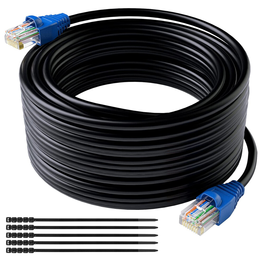 Cat5e Outdoor Ethernet Cable 100 Feet 9336866027426