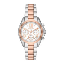Michael Kors MK7258 Bradshaw Chronograph White Dial Two Tone Ladies Watch