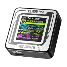 2230 M.2 NVMe SSD Enclosure with LCD Display Screen USB Type-C 3.2 Gen2 10Gbps Black