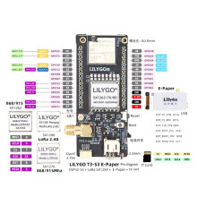 Lilygo T3S3 E-Paper ESP32-S3 LoRa 2.13In Ink Screen Development Board Module SX1280 SX1262 SX1276 2.4G Wireless Module 2.4G