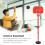 Basketball Stand Adjustable Height Educational Game 3